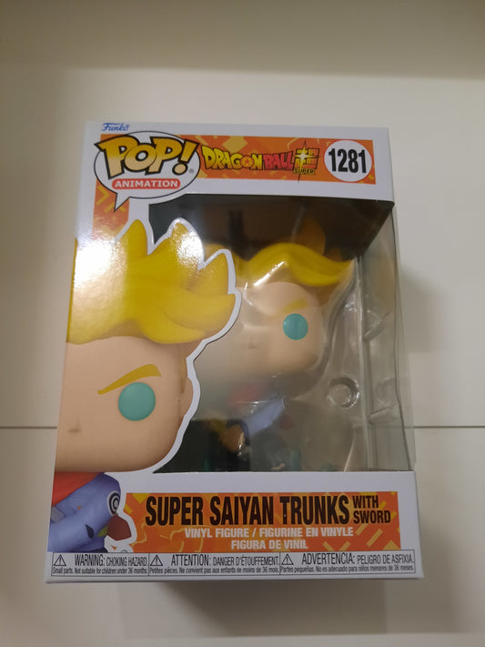 Funko Pop Super Sayan Trunks with Sword 1281 - Disney Dragonball Z