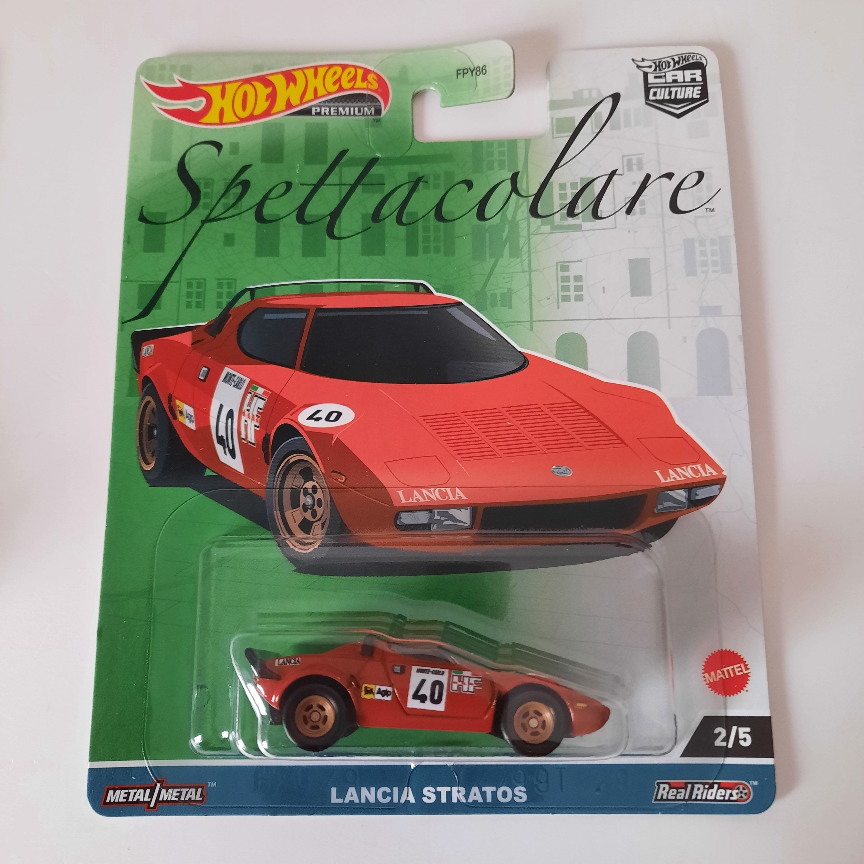 Spettacolare Lancia Stratos 2/5 Hot Wheels Premium 2023