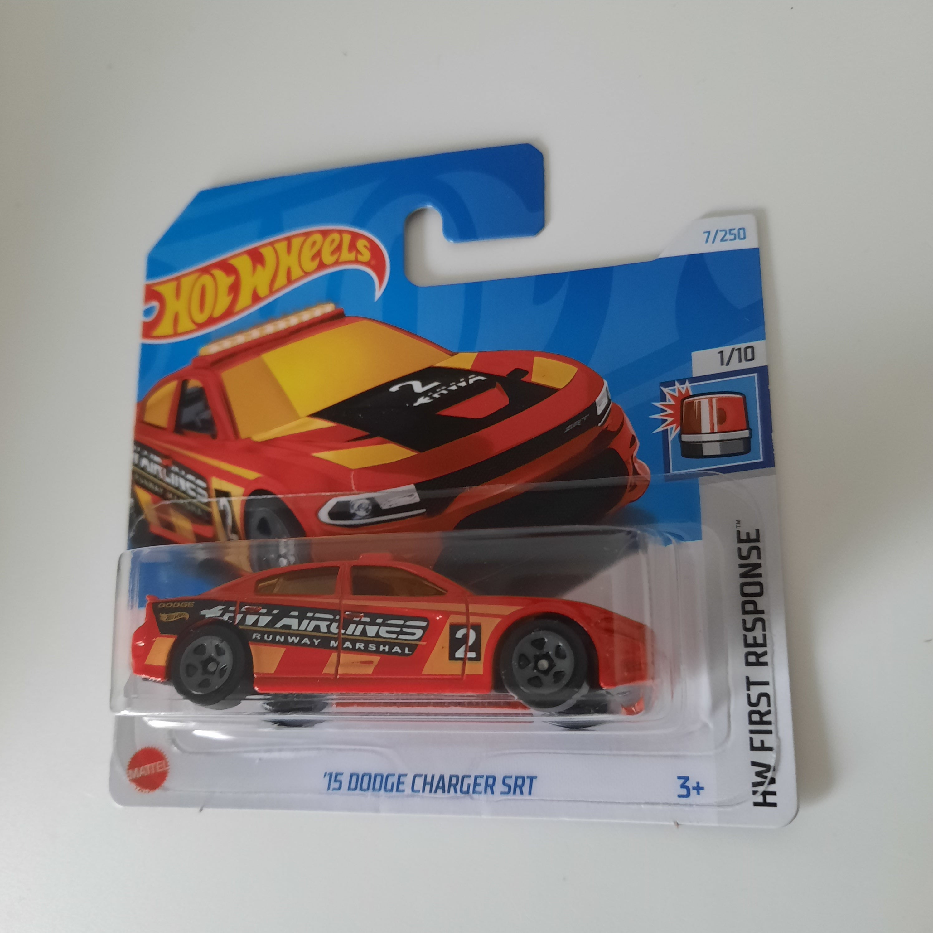 '15 Dodge Charger SRT 7/250 HW First Response 1/10 Hot Wheels 2024