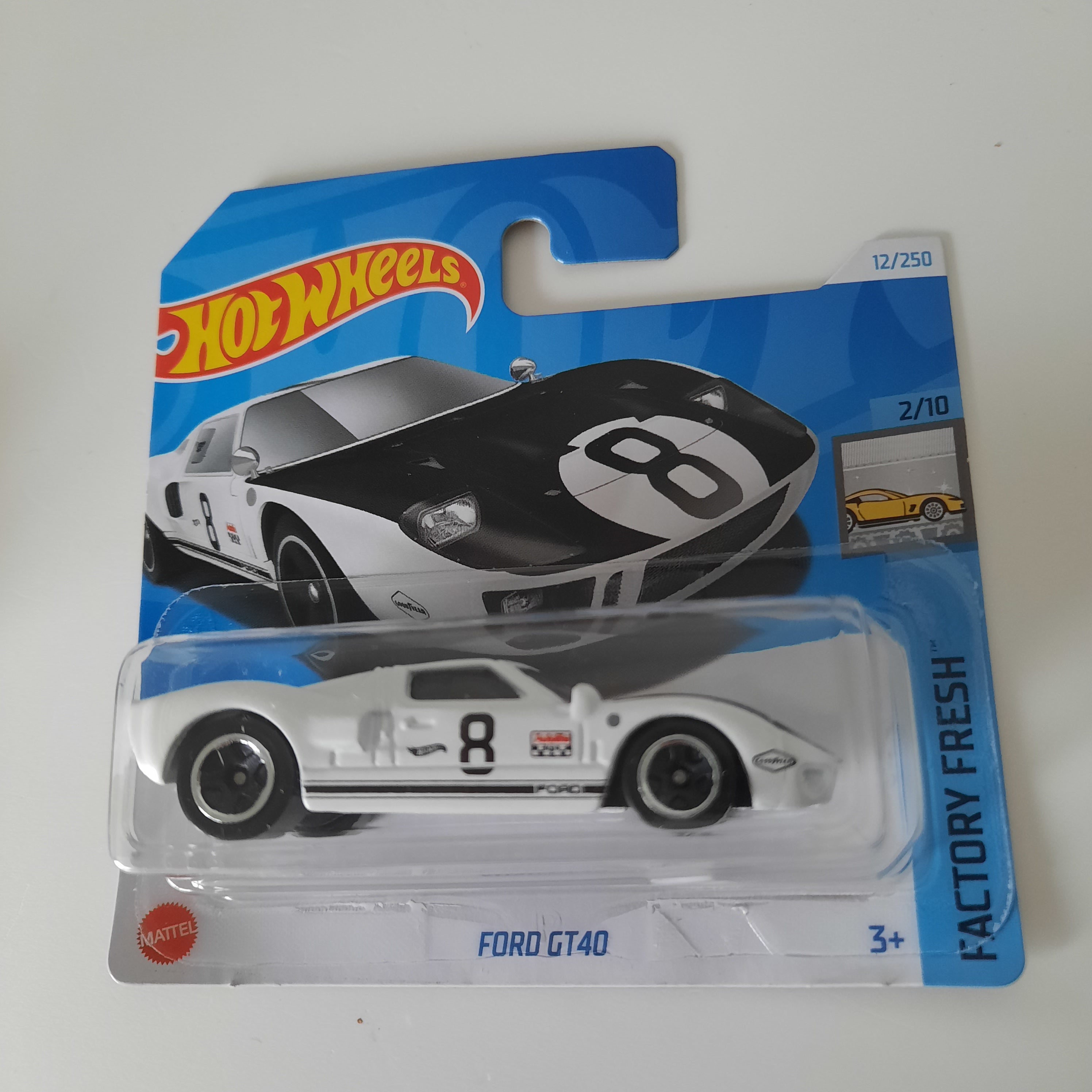 Ford GT40 12/250 HW Factory Fresh 2/10 Hot Wheels 2024