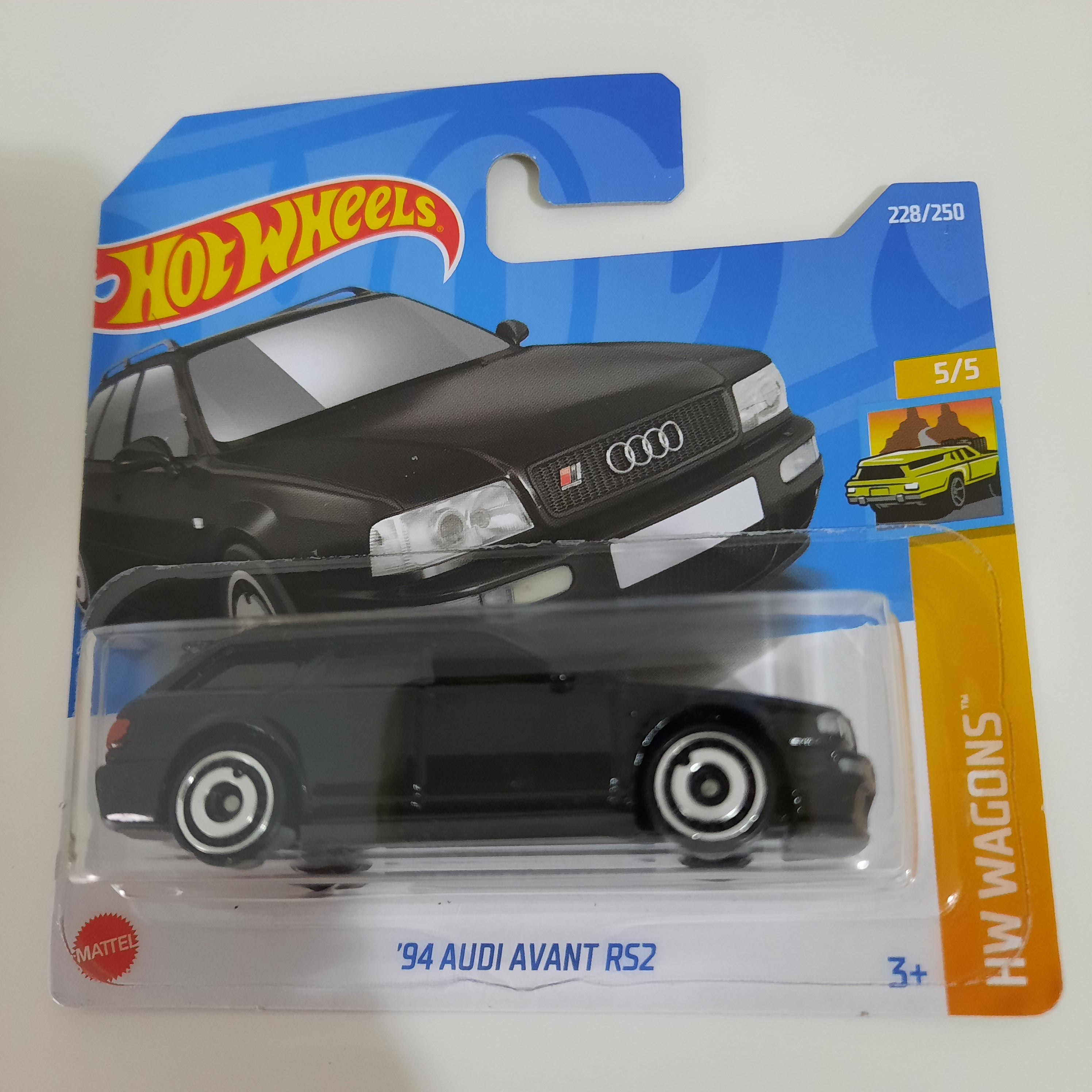 '94 Audi Avant RS2 228/250 HW Wagons 5/5 Hot Wheels 2022