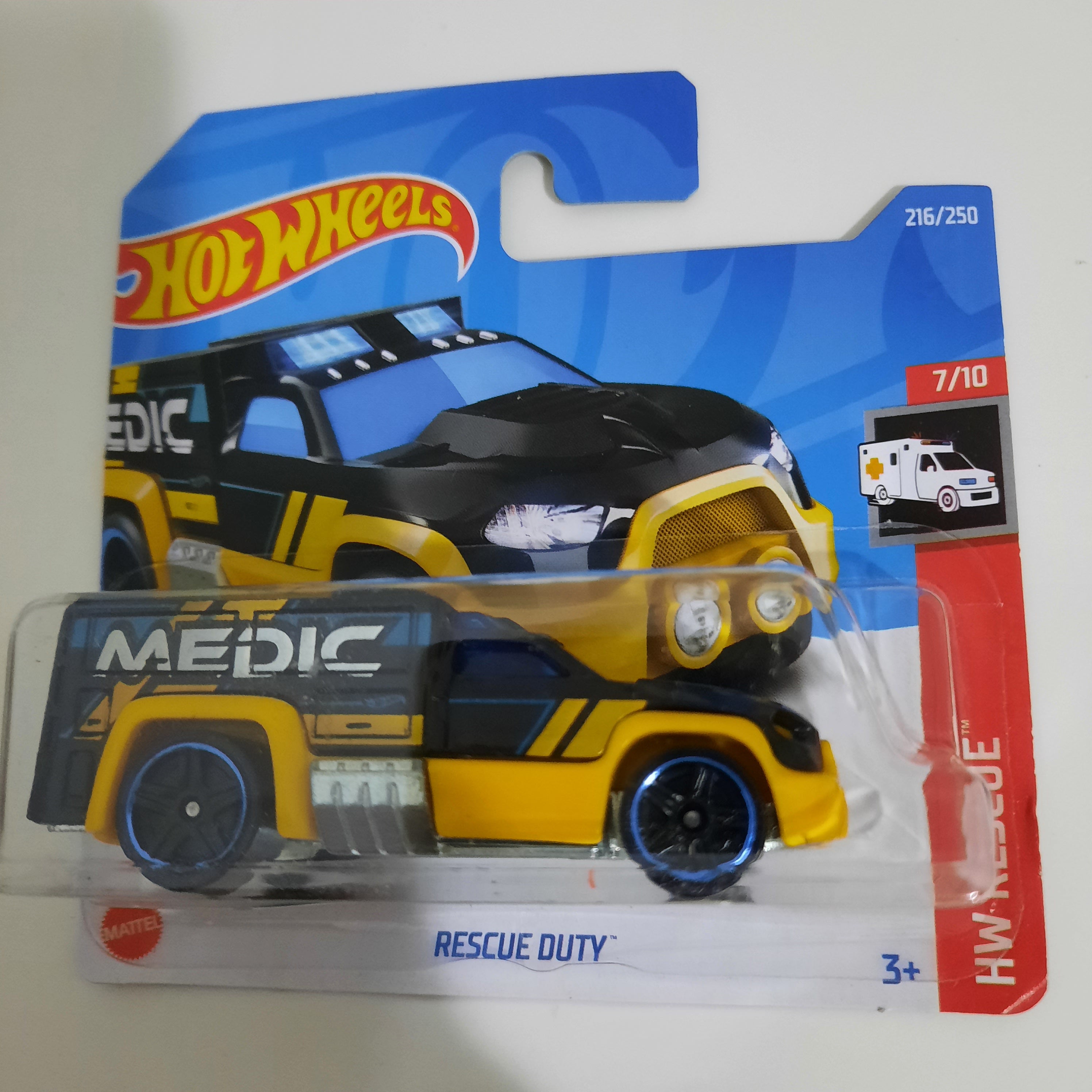 Rescue Duty 216/250 HW Rescue 7/10 Hot Wheels 2022