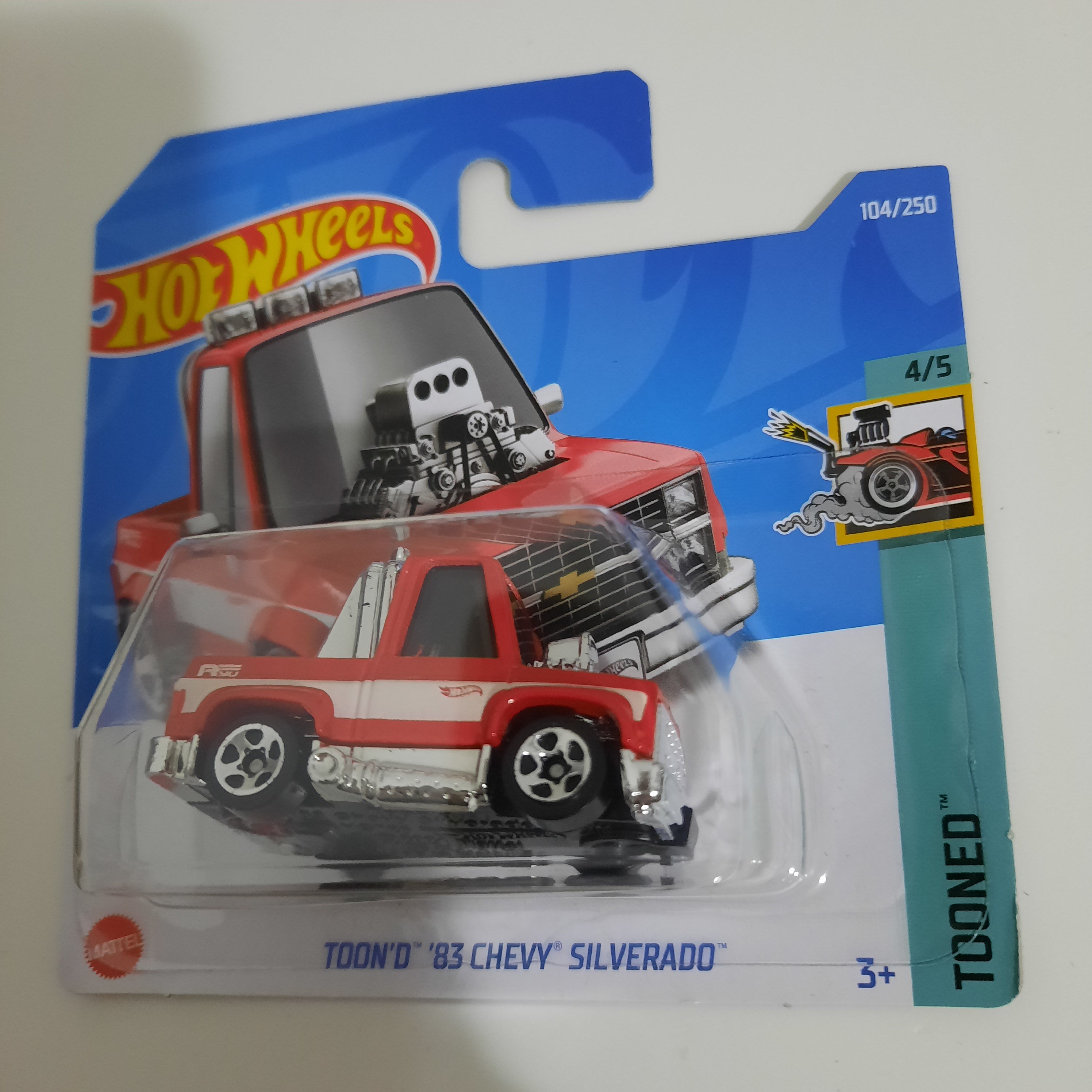 Toon'D '83 Chevy Silverado 104/250 HW Tooned 4/5 Hot Wheels 2022