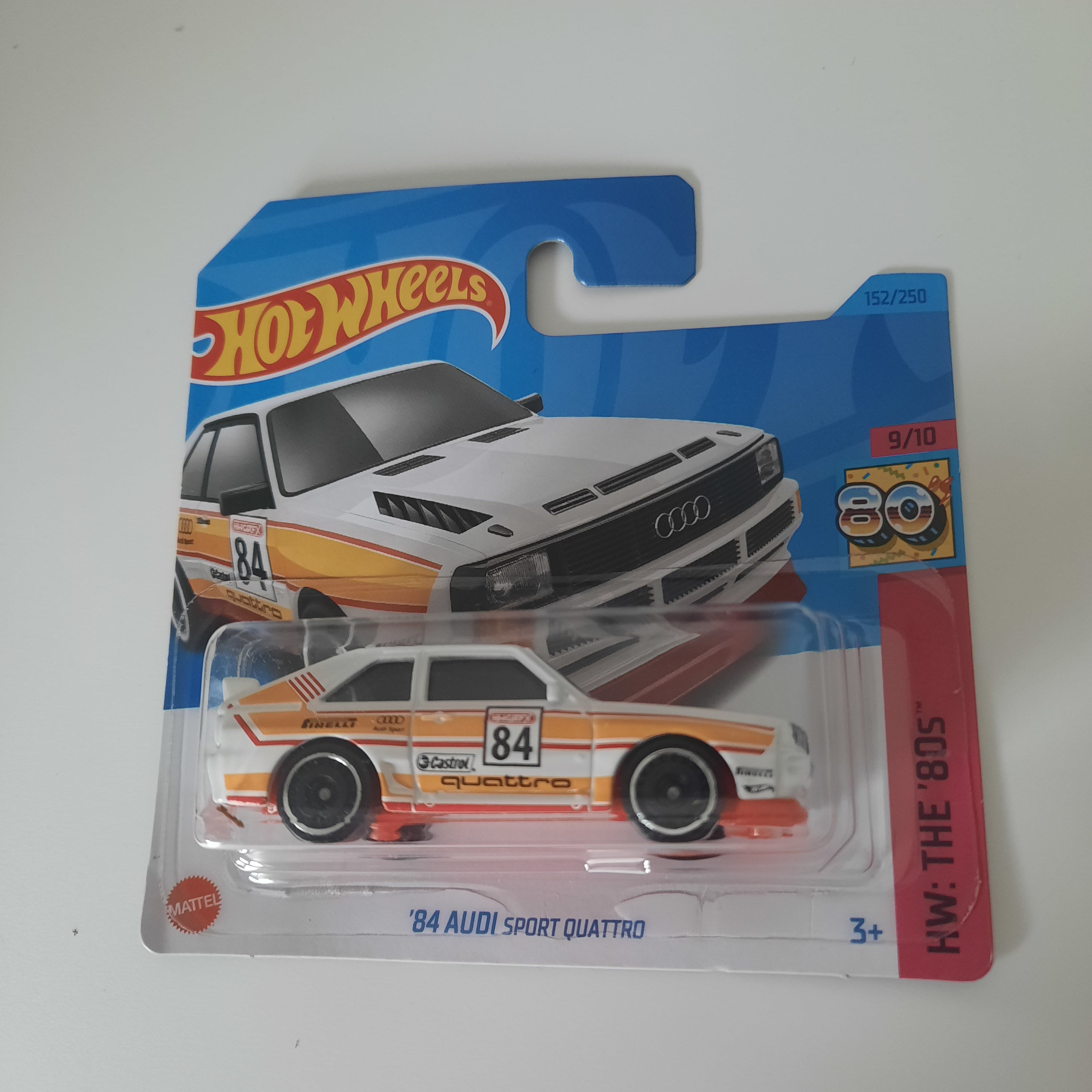 152/250 84 Audi Sport Quattro HW The 80s 9/10 Hot Wheels 2023