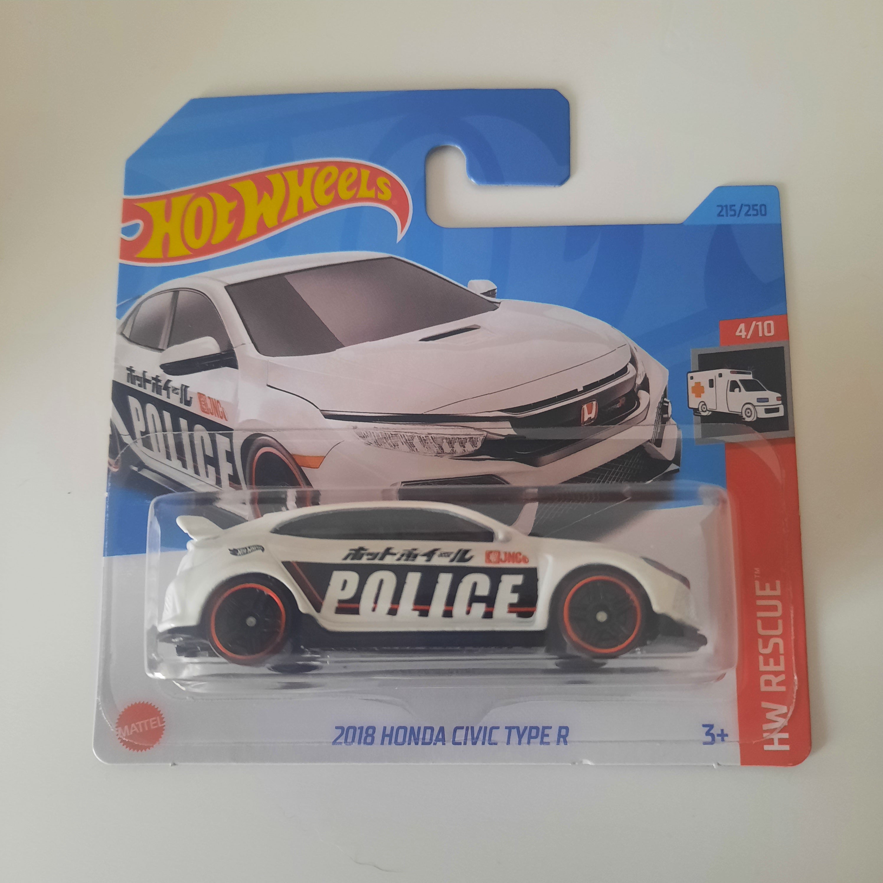 215/250 2018 Honda Civic Type R HW Rescue 4/10 Hot Wheels 2023