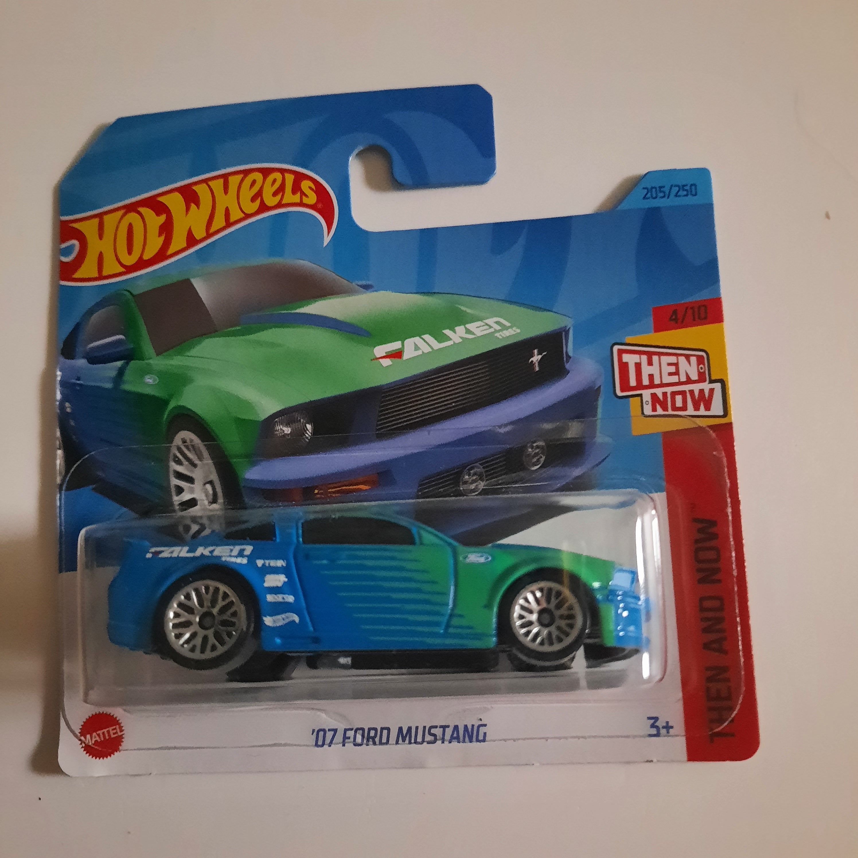 205/250 '07 Ford Mustang HW Then and Now 4/10 Hot Wheels 2023