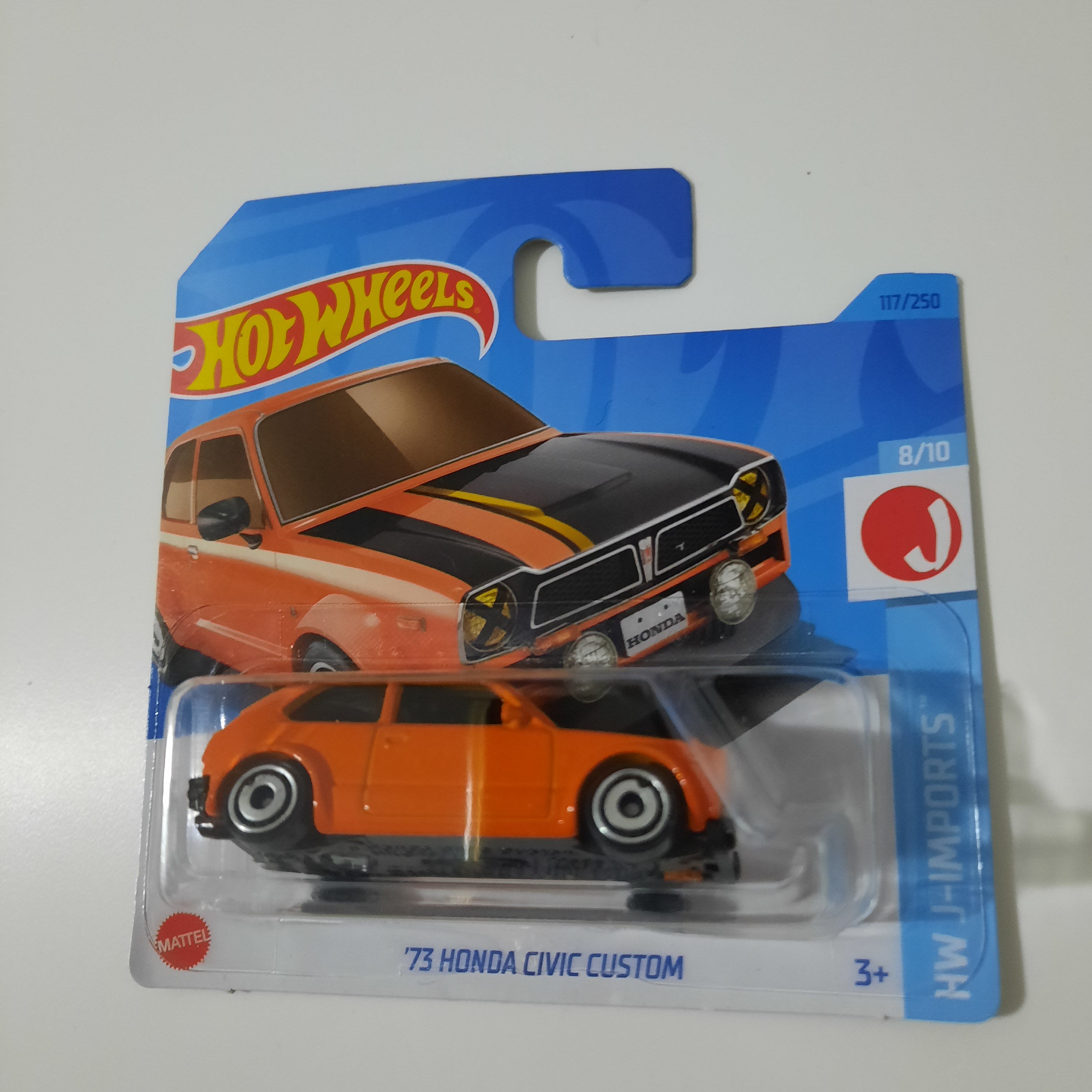 117/250 '73 Honda Civic Custom HW J-Imports 8/10 Hot Wheels 2023