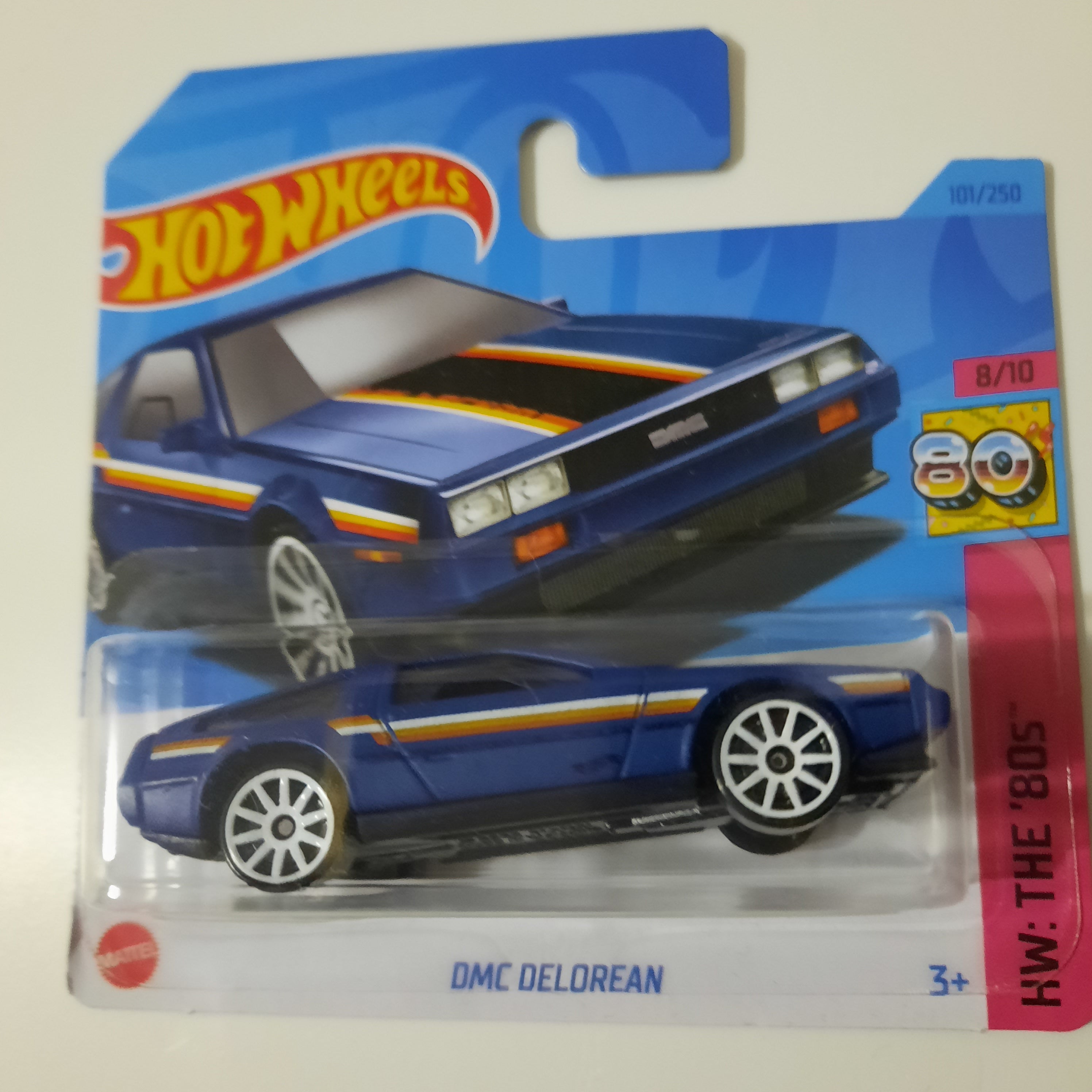 101/250 DMC Delorean HW: The '80s  8/10 Hot Wheels 2023