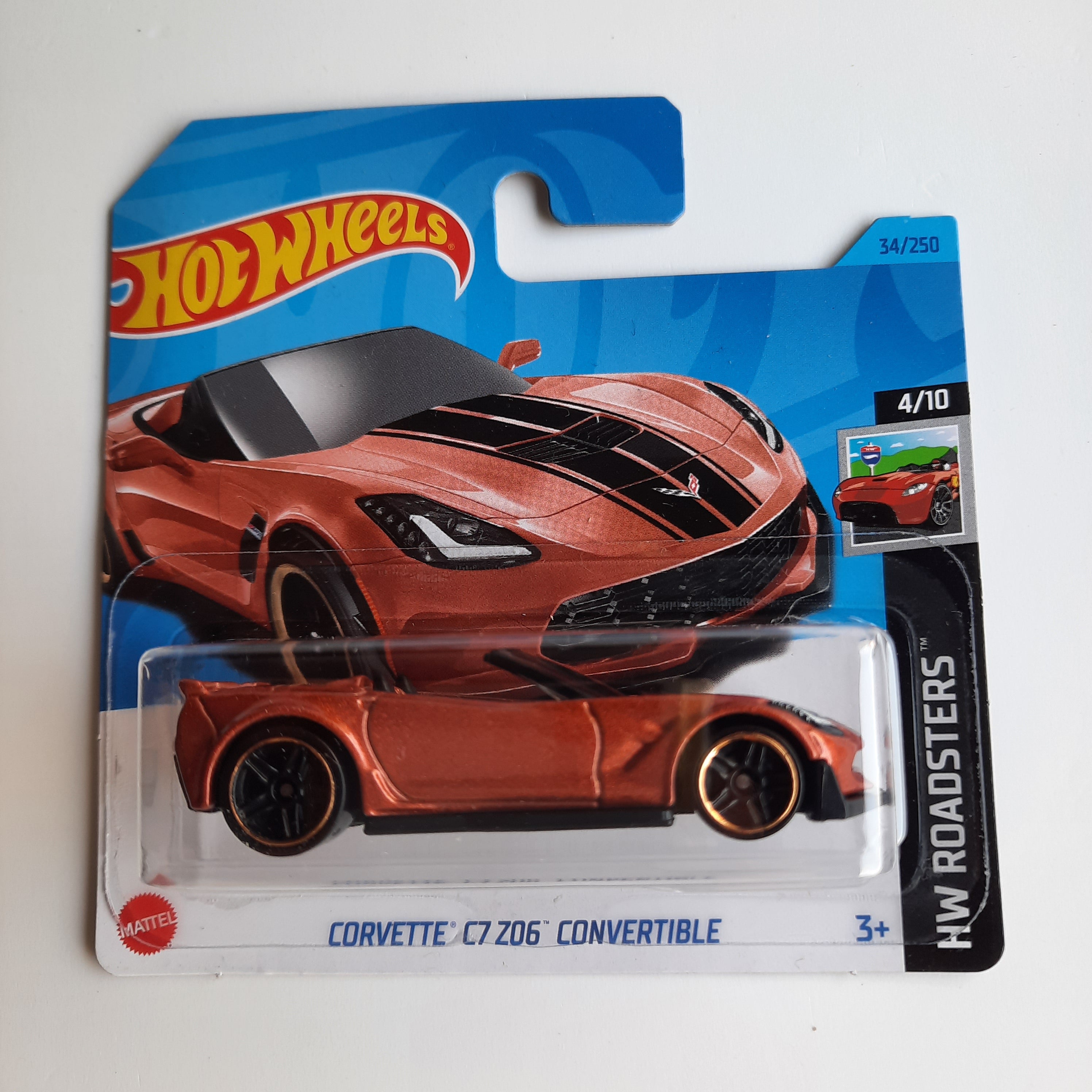 34/250 Corvette C7 Z06 Convertible HW Roadsters 4/10 Hot Wheels 2023