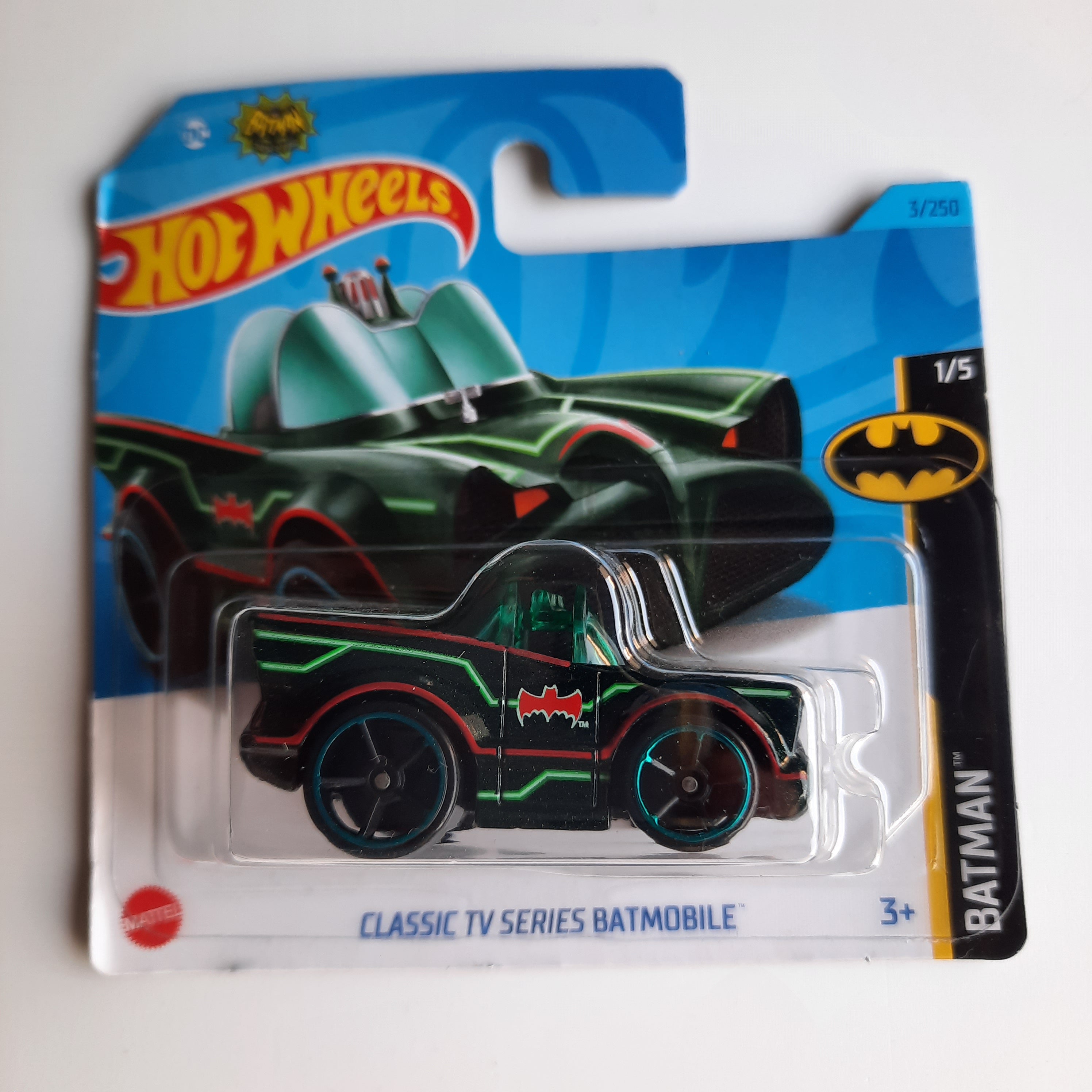 3/250 Classic TV Series Batmobile (Col.2) HW Batman 1/5 Hot Wheels 2023