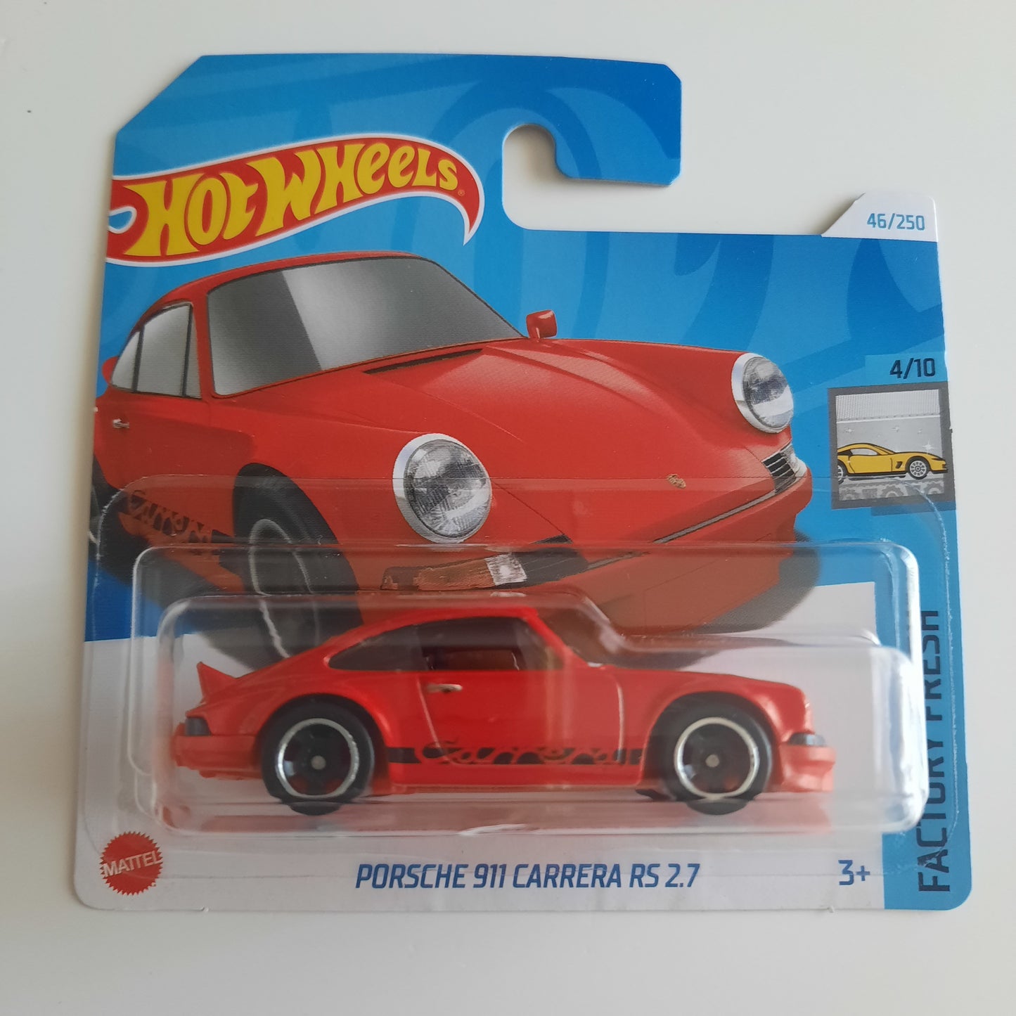 Porsche 911 Carrera RS 2.7 46/250 HW Factory Fresh 4/10 Hot Wheels 2024