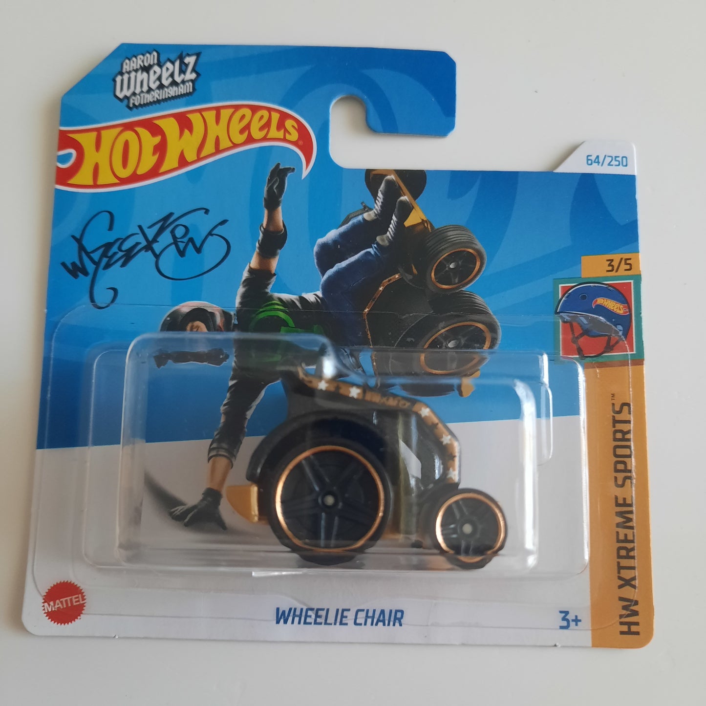 Wheelie Chair 64/250 HW Xtreme Sports 3/5 Hot Wheels 2024