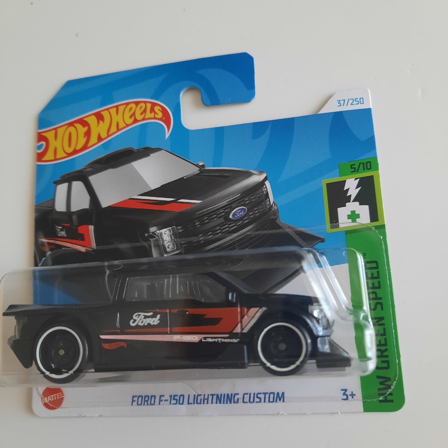 Ford F-150 Lightning Custom 37/250 HW Green Speed 5/10 Hot Wheels 2024