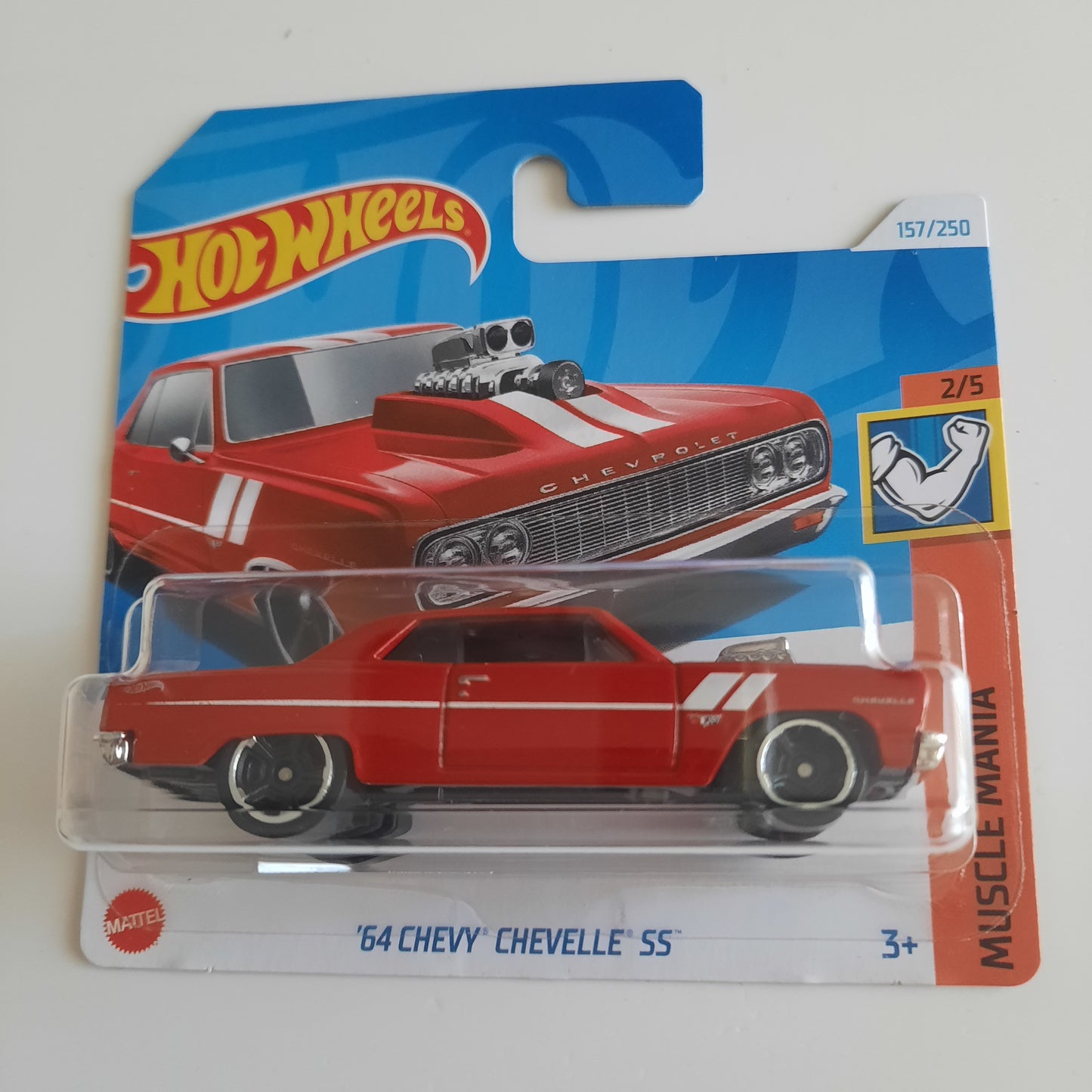 64 Chevy Chevelle SS 157/250 HW Muscle Mania 2/5 Hot Wheels 2024