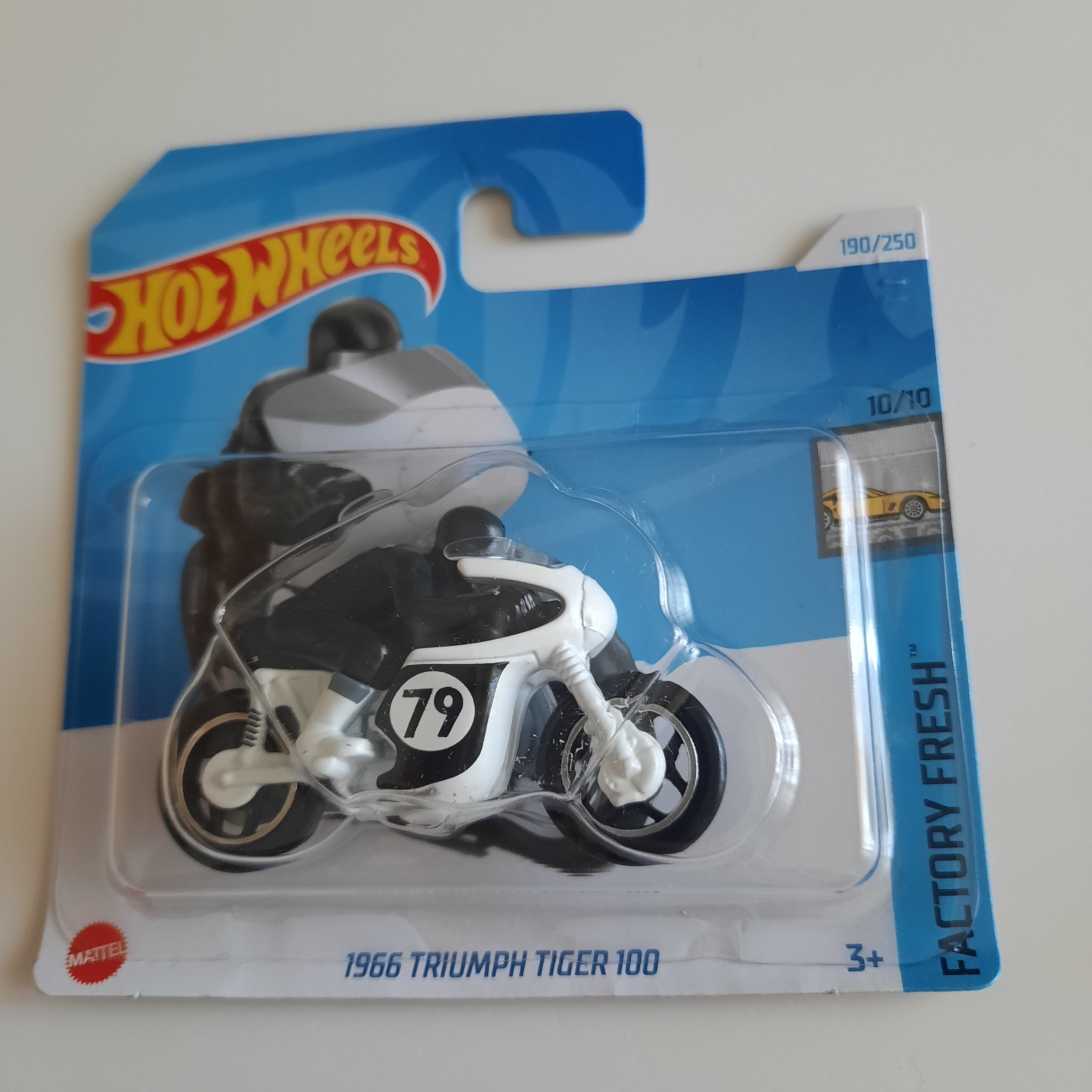 1966 Triumph Tiger 100 190/250 HW Factory Fresh 10/10 Hot Wheels 2024