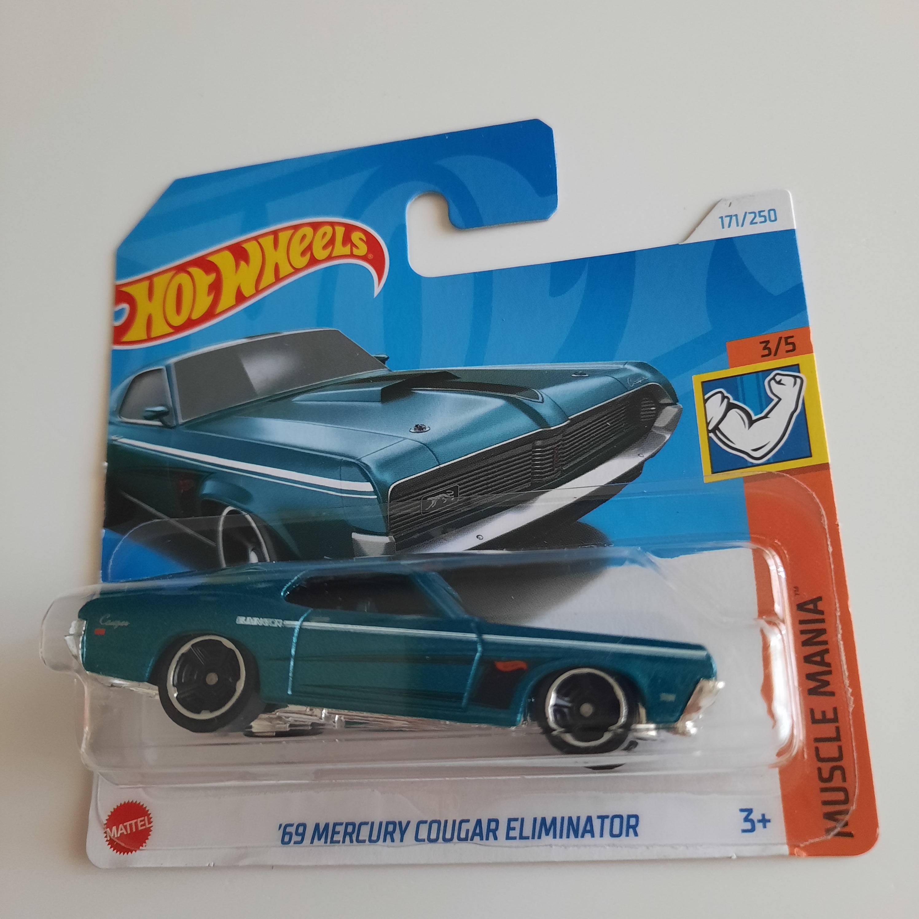 69 Mercury Cougar Eliminator 171/250 HW Muscle Mania 3/5 Hot Wheels 2024