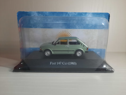 Modellino Fiat 147 CLS (1983) Verde Scala 1:43