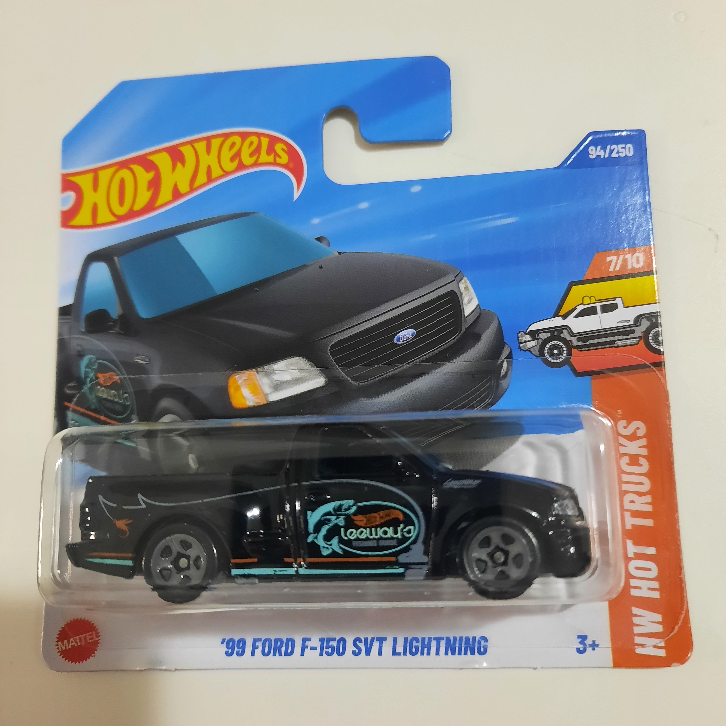 '99 Ford F-150 SVT Lightning 94/250 HW Hot Trucks 7/10 Hot Wheels 2025