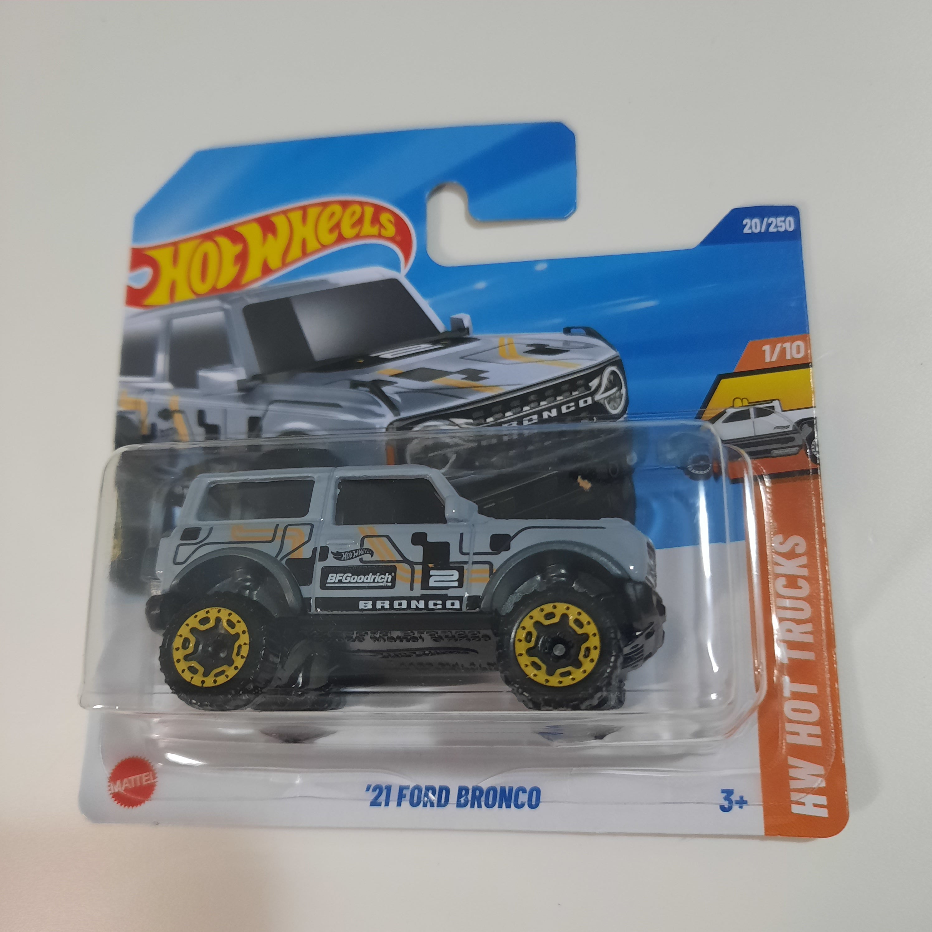 '21 Ford Bronco 20/250 HW Hot Trucks 1/10 Hot Wheels 2025