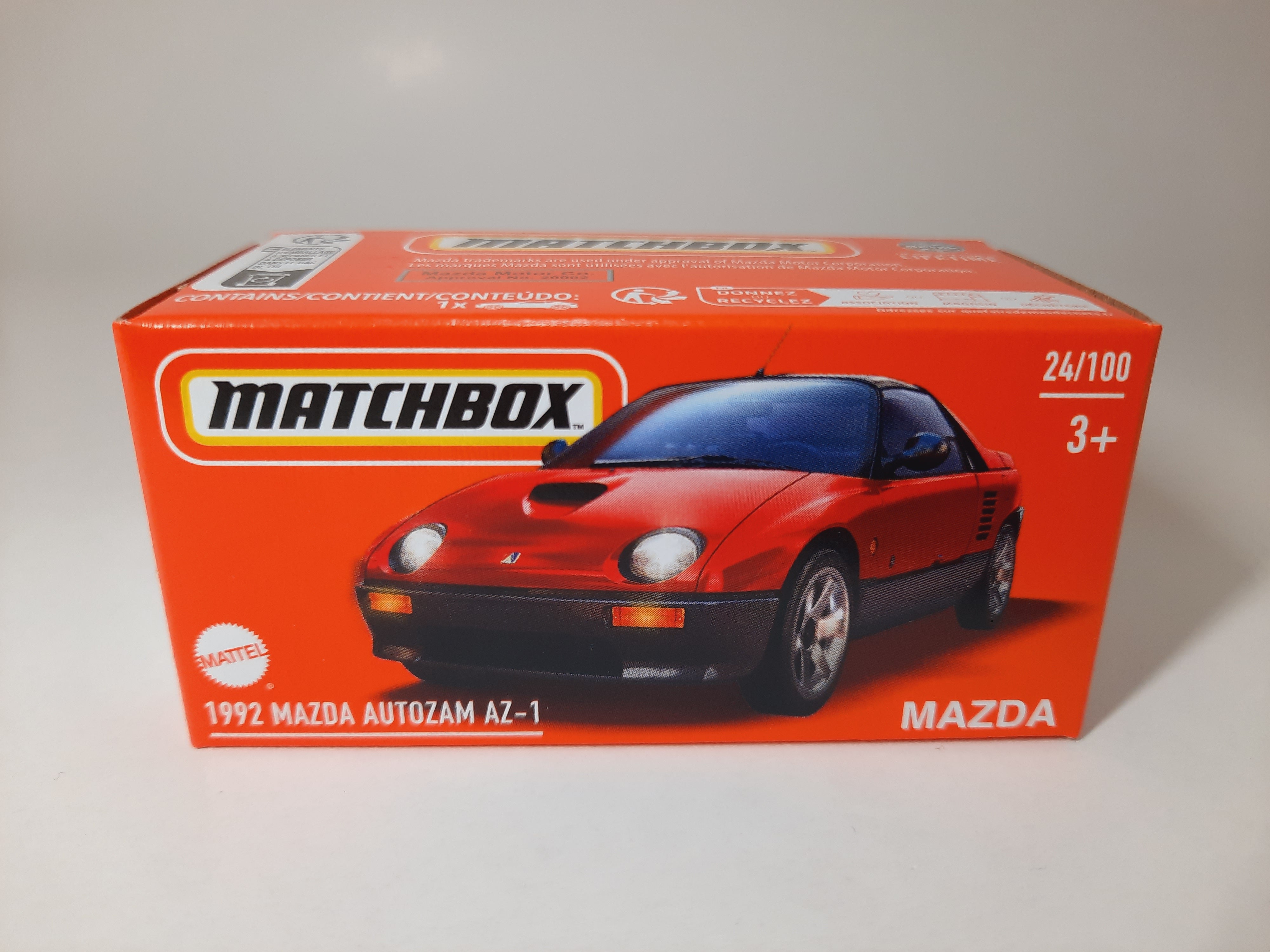 1992 Mazda Autozam AZ-1 24/100 Matchbox 2024