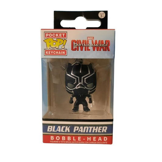 FUNKO POP POCKET KEYCHAIN CIVIL WAR - BLACK PANTHER - PORTACHIAVI